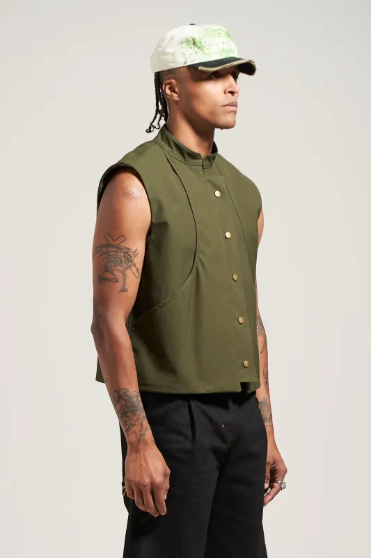 The Olive Flight Vest made by Glorydays