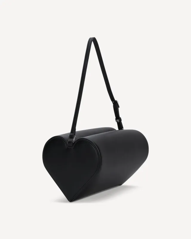 HEART HANDBAG - Black sold by VASIC