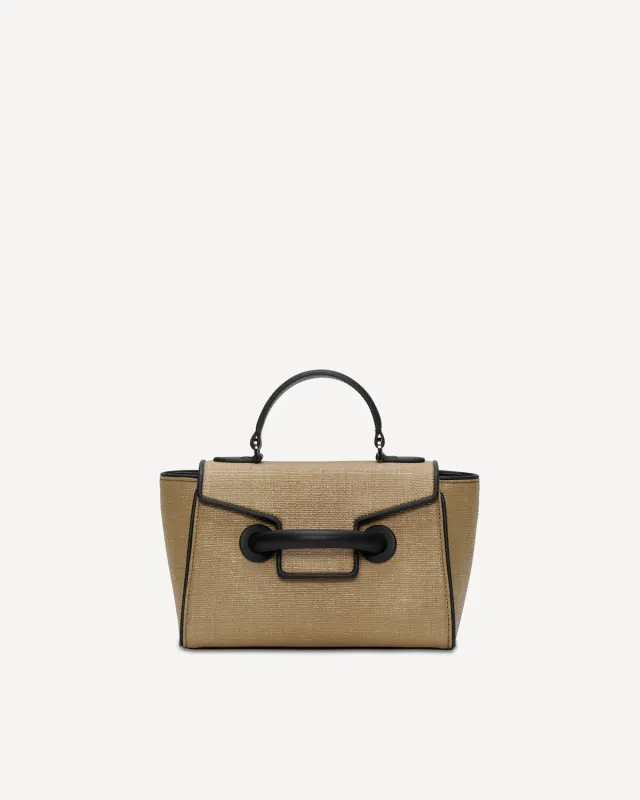 EVER MINI MINI - Raffia x Black made by VASIC