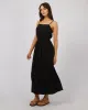 Luxe Linen Maxi Dress Black sold by All About Eve
