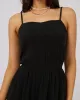 Luxe Linen Maxi Dress Black sold by All About Eve
