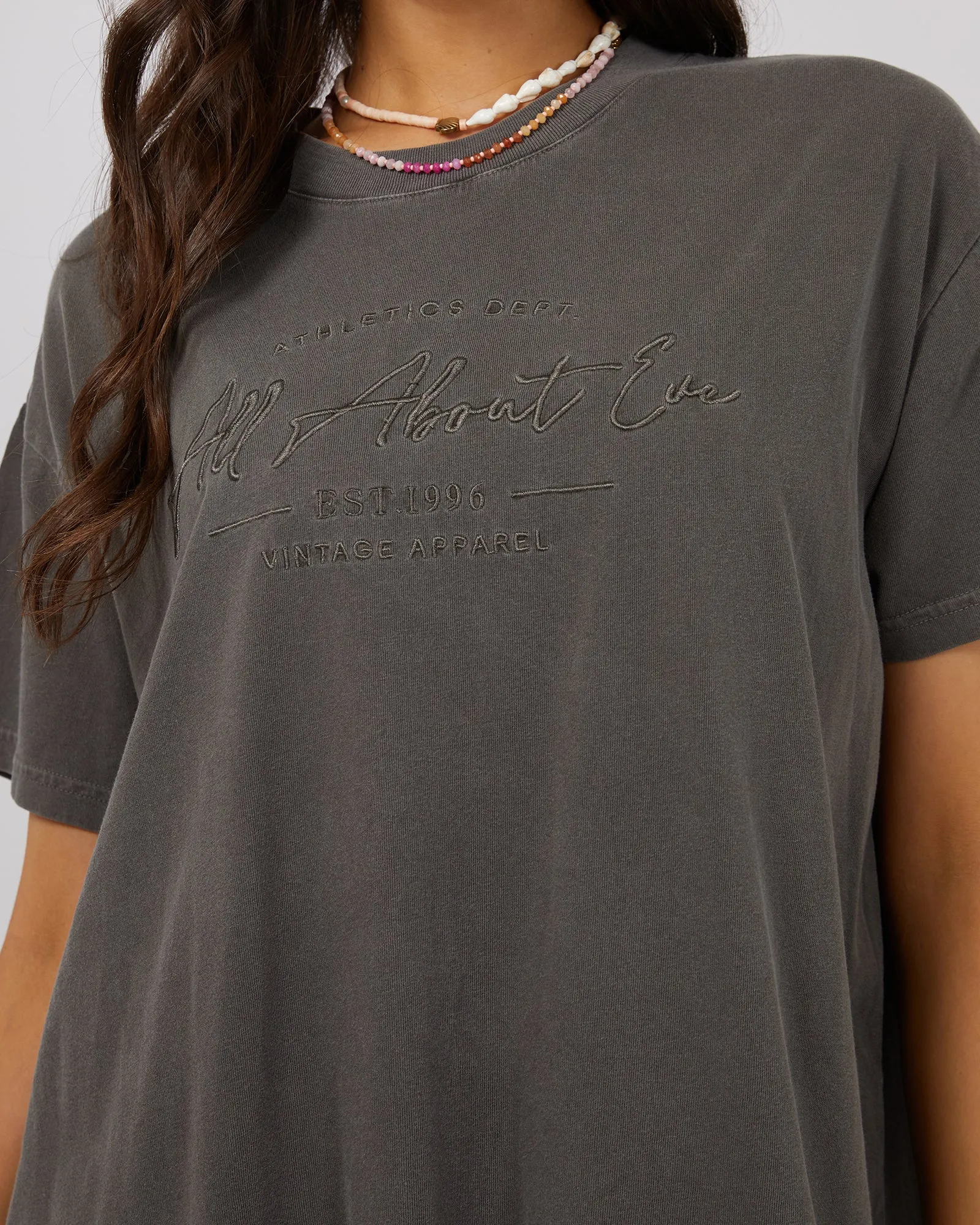 Classic Tee Mini Dress Charcoal sold by All About Eve product image thumbnail 5