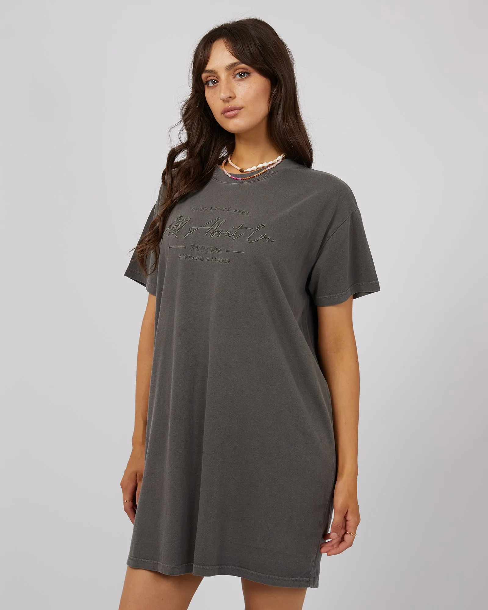 Classic Tee Mini Dress Charcoal sold by All About Eve product image thumbnail 4