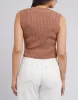 Tilly Knit Vest Tan sold by All About Eve