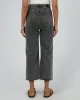 Charlie High Rise Wide Leg Jean Washed Black sold by All About Eve
