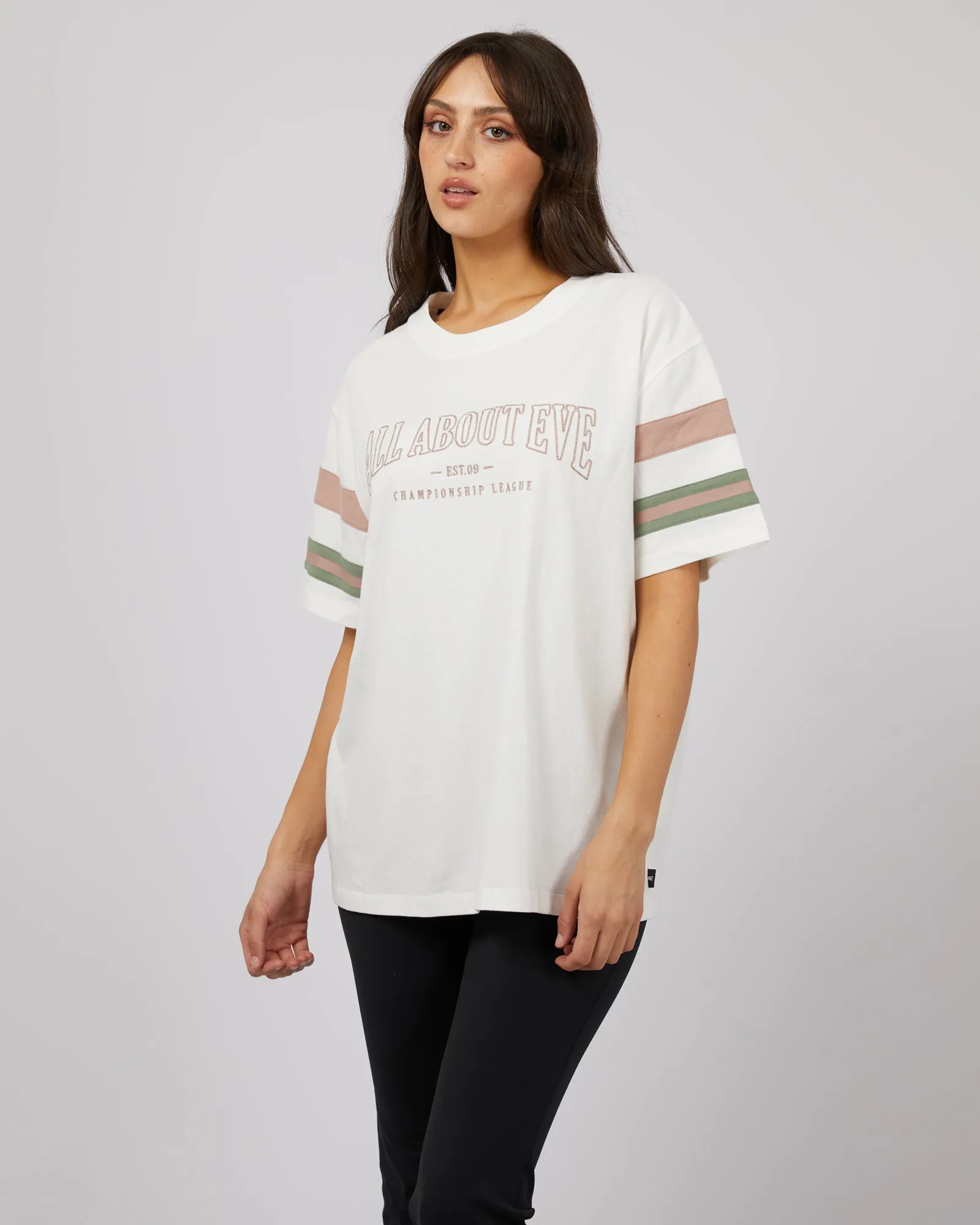 Boston Panel Tee Vintage White sold by All About Eve