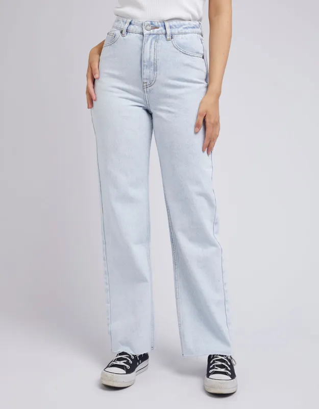 Skye High Rise Straight Leg Jean Light Blue sold by All About Eve