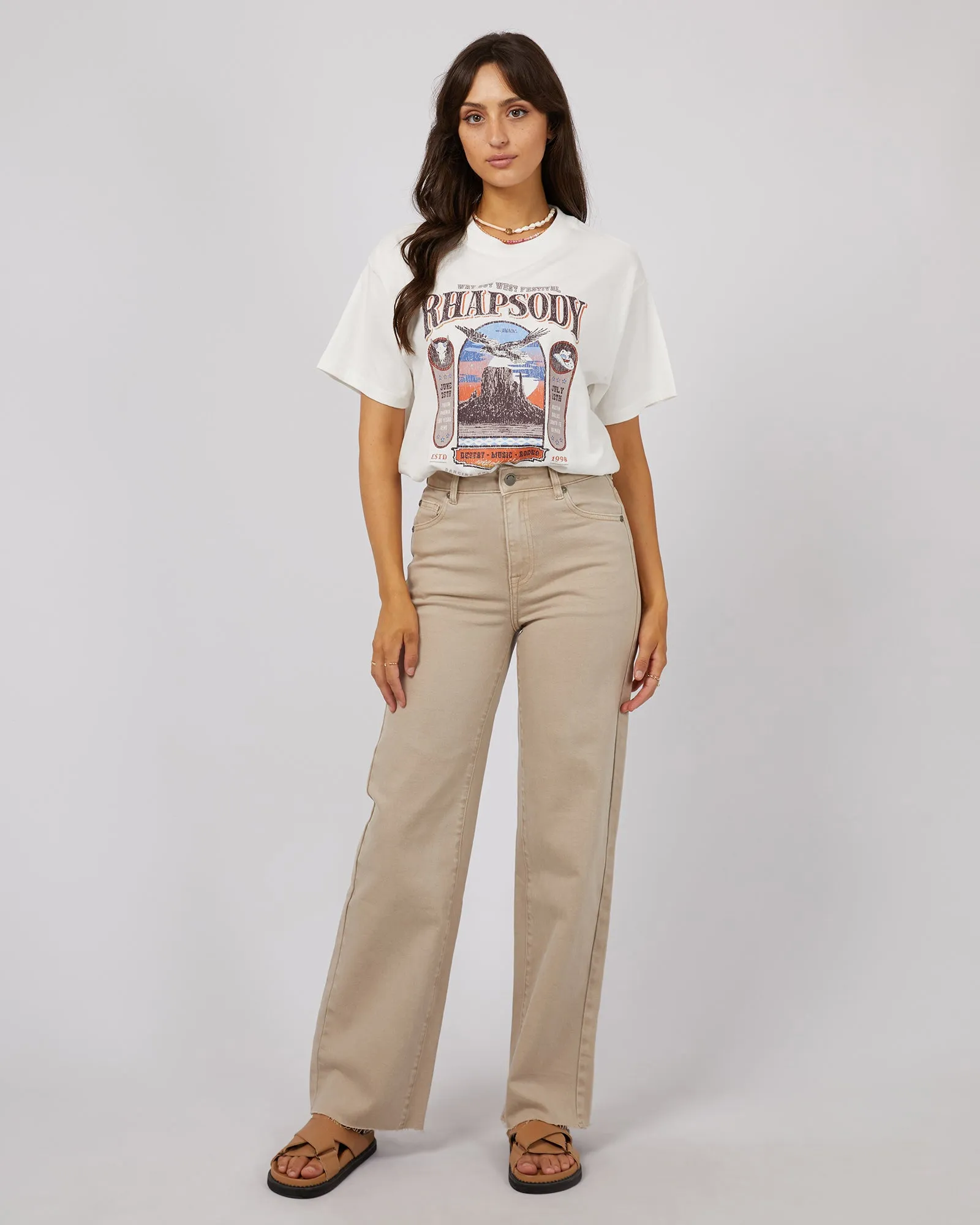 Sky Dance Oversized Tee Vintage White sold by All About Eve product image thumbnail 2
