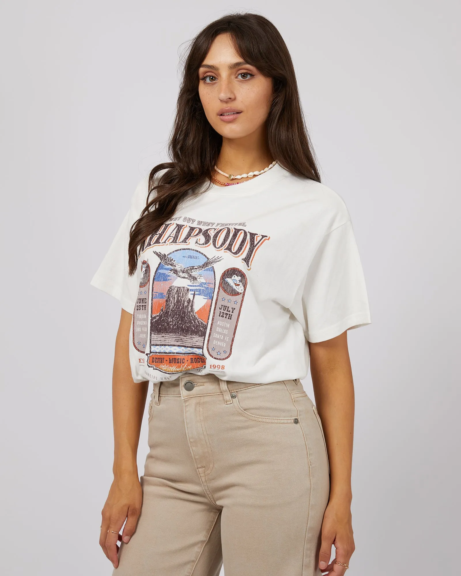 Sky Dance Oversized Tee Vintage White sold by All About Eve product image thumbnail 4