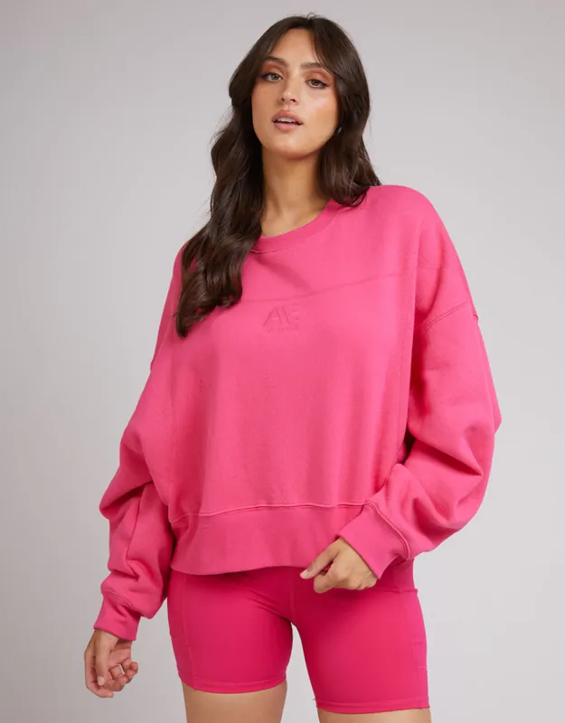 Active Tonal Sweater Rose sold by All About Eve