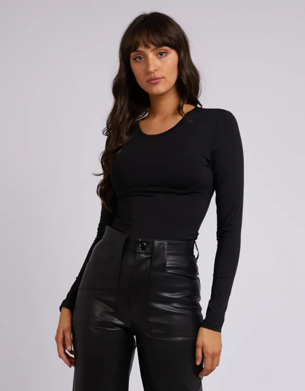 Eve Staple Long Sleeve Black sold by All About Eve