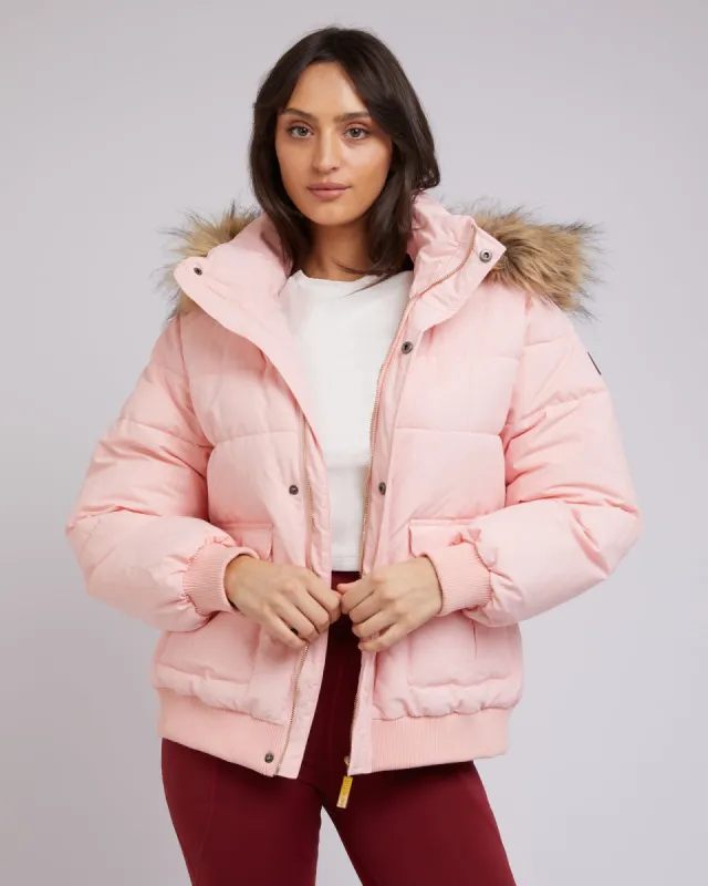 Active Fur Puffer Pink sold by All About Eve