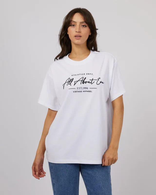 Classic Tee White sold by All About Eve