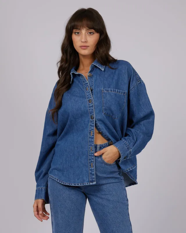 Maci Denim Shirt Heritage Blue sold by All About Eve