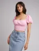 Shelby Top Pink sold by All About Eve