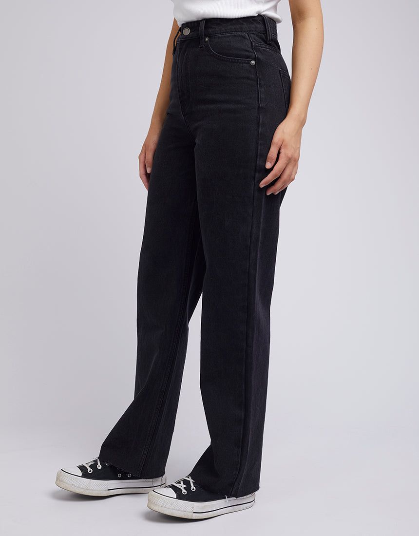 Skye High Rise Straight Leg Jean Washed Black sold by All About Eve product image thumbnail 4