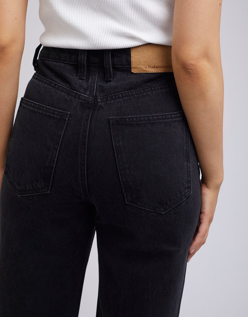 Skye High Rise Straight Leg Jean Washed Black sold by All About Eve product image thumbnail 5