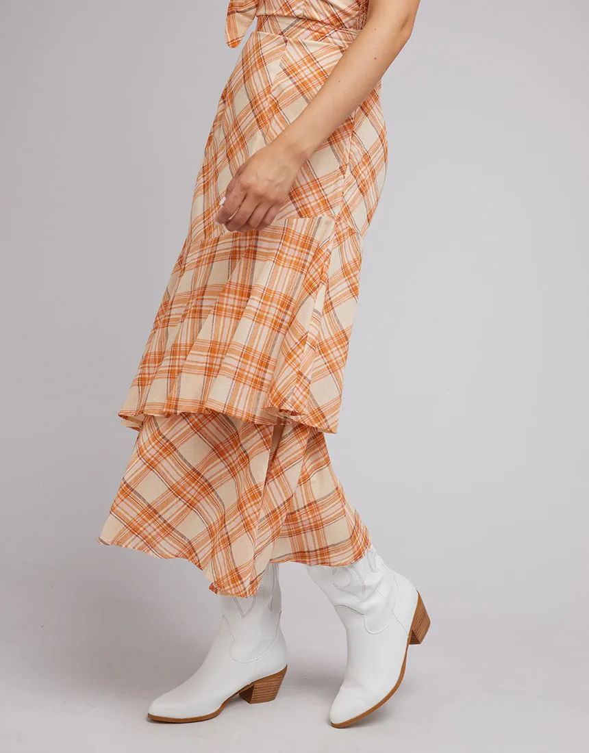 Fern Check Maxi Skirt Check sold by All About Eve product image thumbnail 4