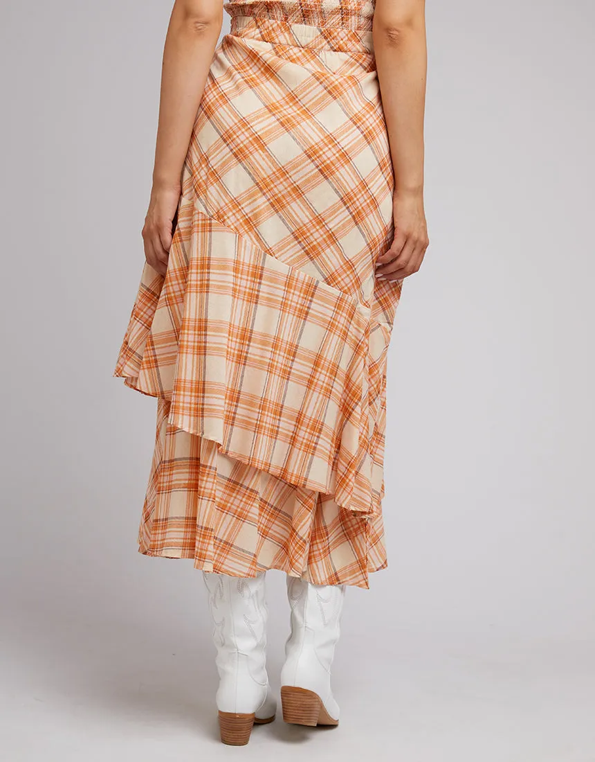 Fern Check Maxi Skirt Check sold by All About Eve product image thumbnail 3