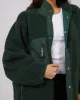 Active Teddy Longline Jacket Green sold by All About Eve