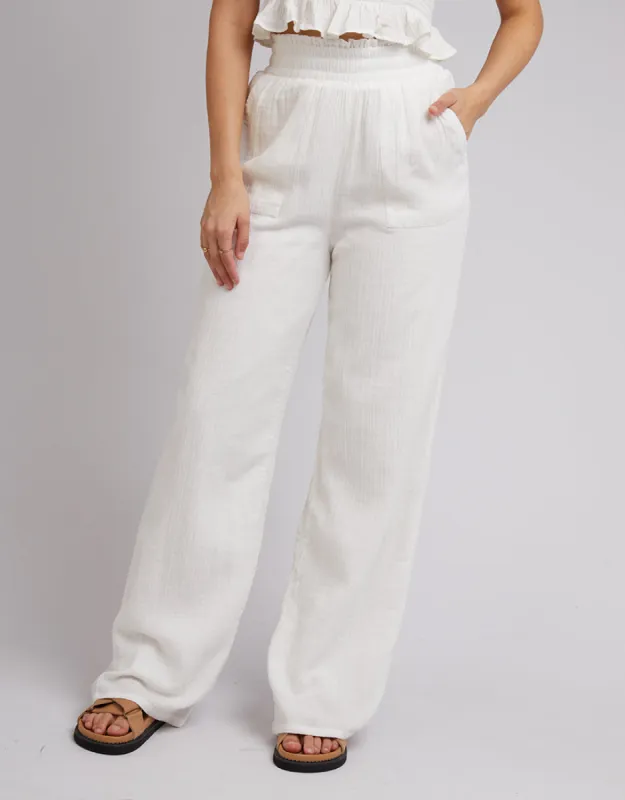 Rowie Pant Vintage White sold by All About Eve