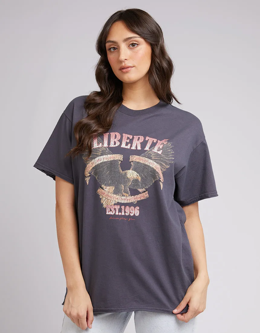 Loyal Tee Washed Black sold by All About Eve