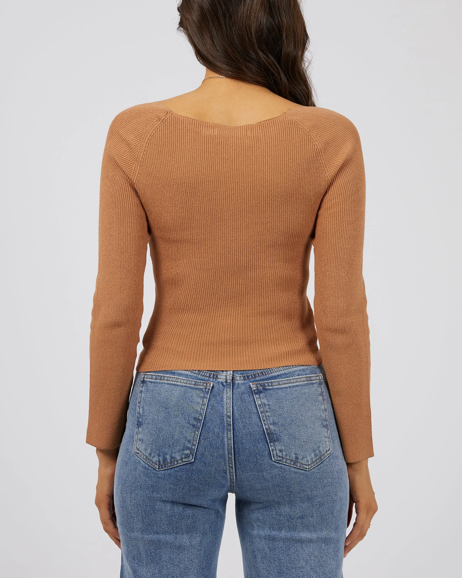 Jessa Knit Top Tan sold by All About Eve product image thumbnail 3