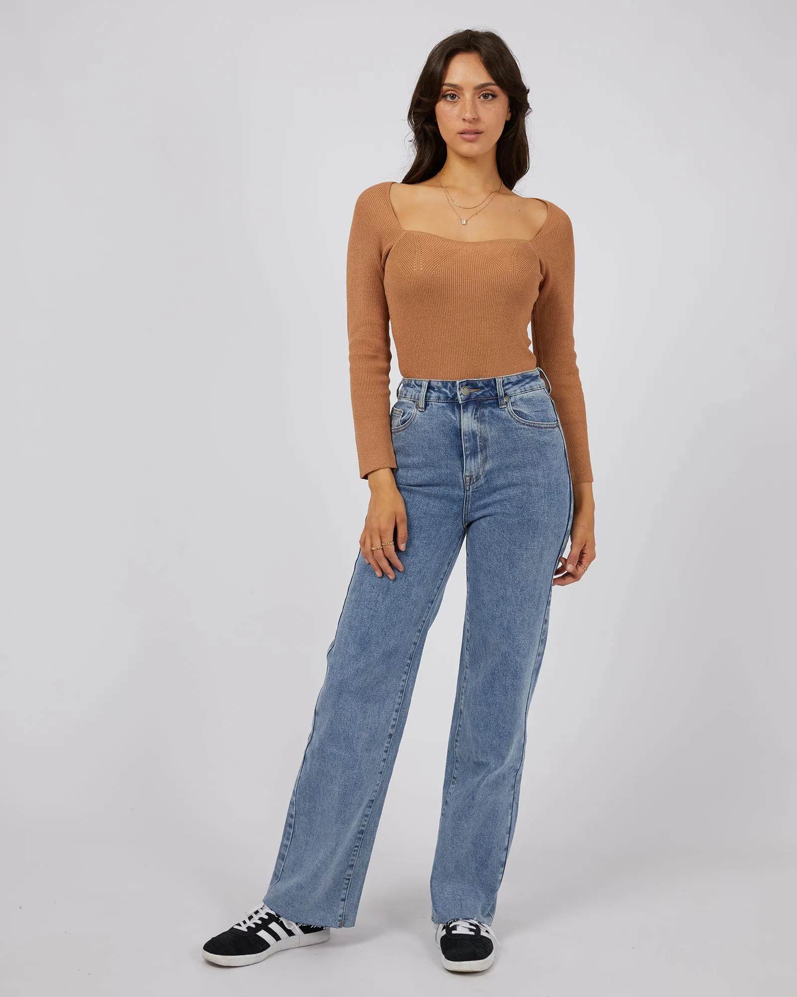 Jessa Knit Top Tan sold by All About Eve product image thumbnail 2