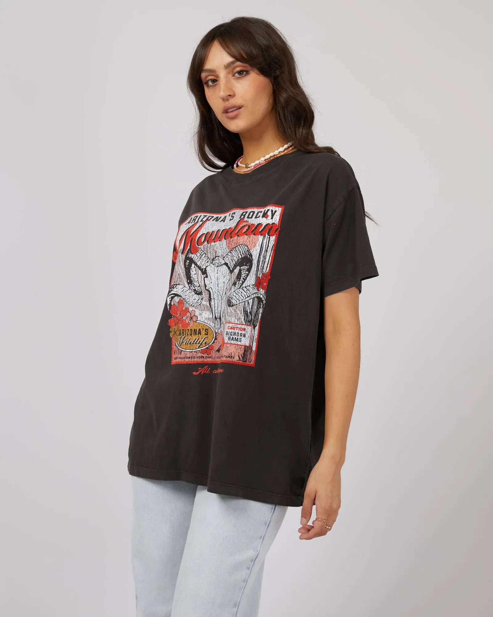 Rocky Mountain Standard Tee Washed Black sold by All About Eve product image thumbnail 4