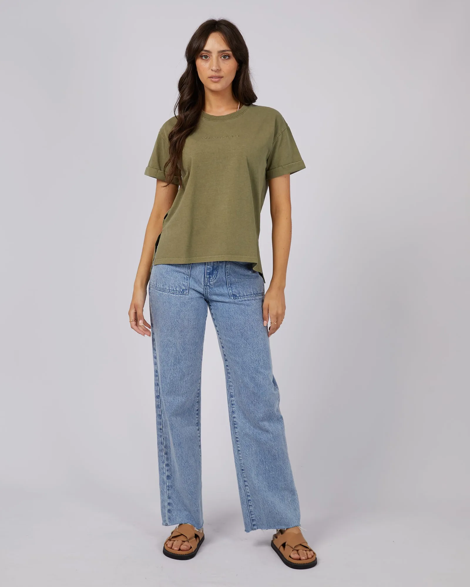 Aae Washed Tee Khaki sold by All About Eve product image thumbnail 2