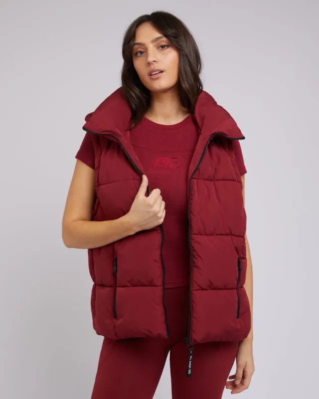 Remi Luxe Puffer Vest Port sold by All About Eve