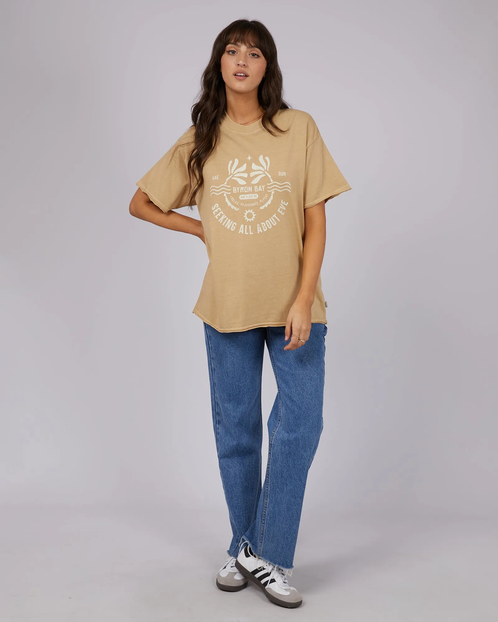 Seeking Oversized Tee Oatmeal sold by All About Eve product image thumbnail 2