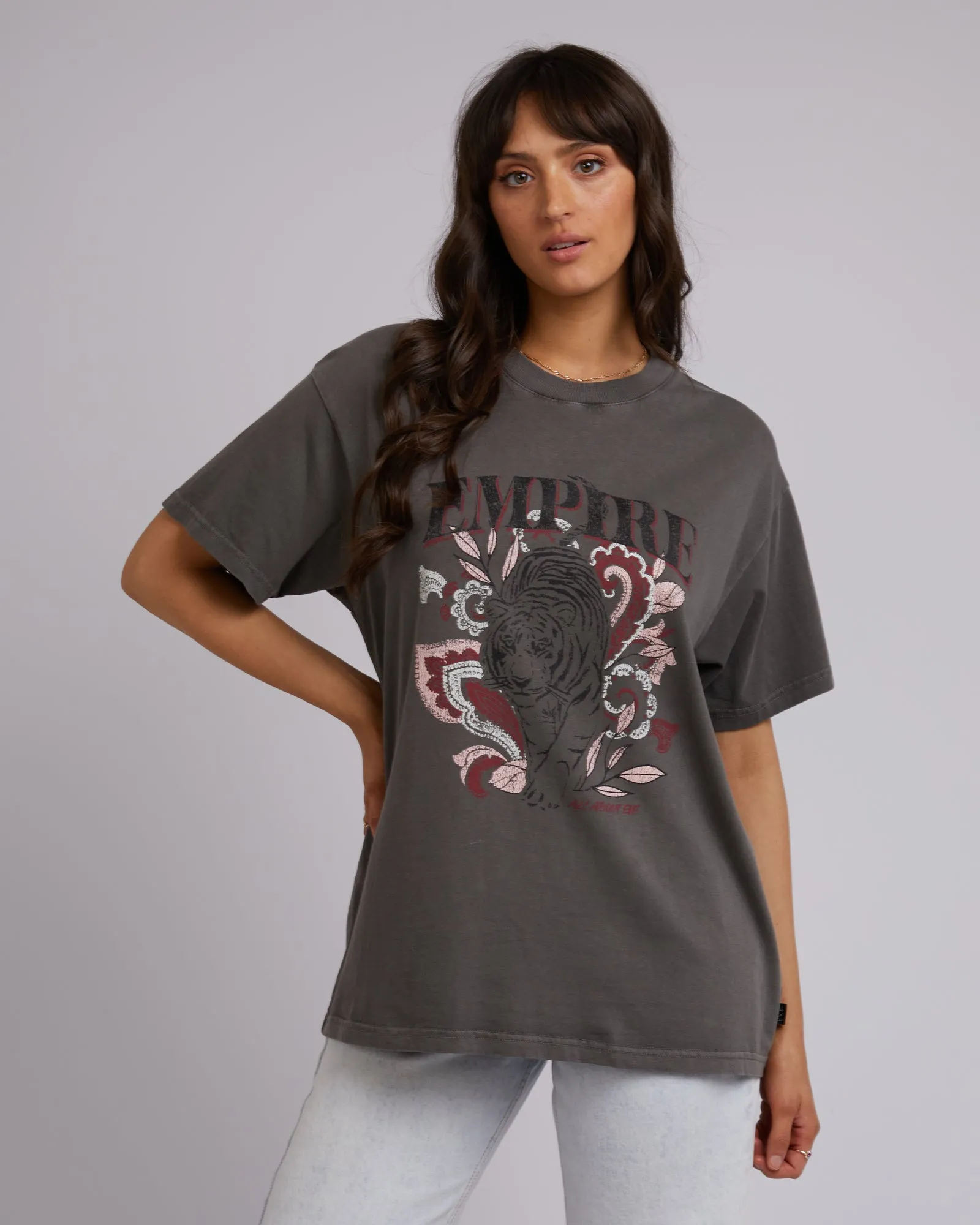 Empire Oversized Tee Charcoal sold by All About Eve product image thumbnail 2