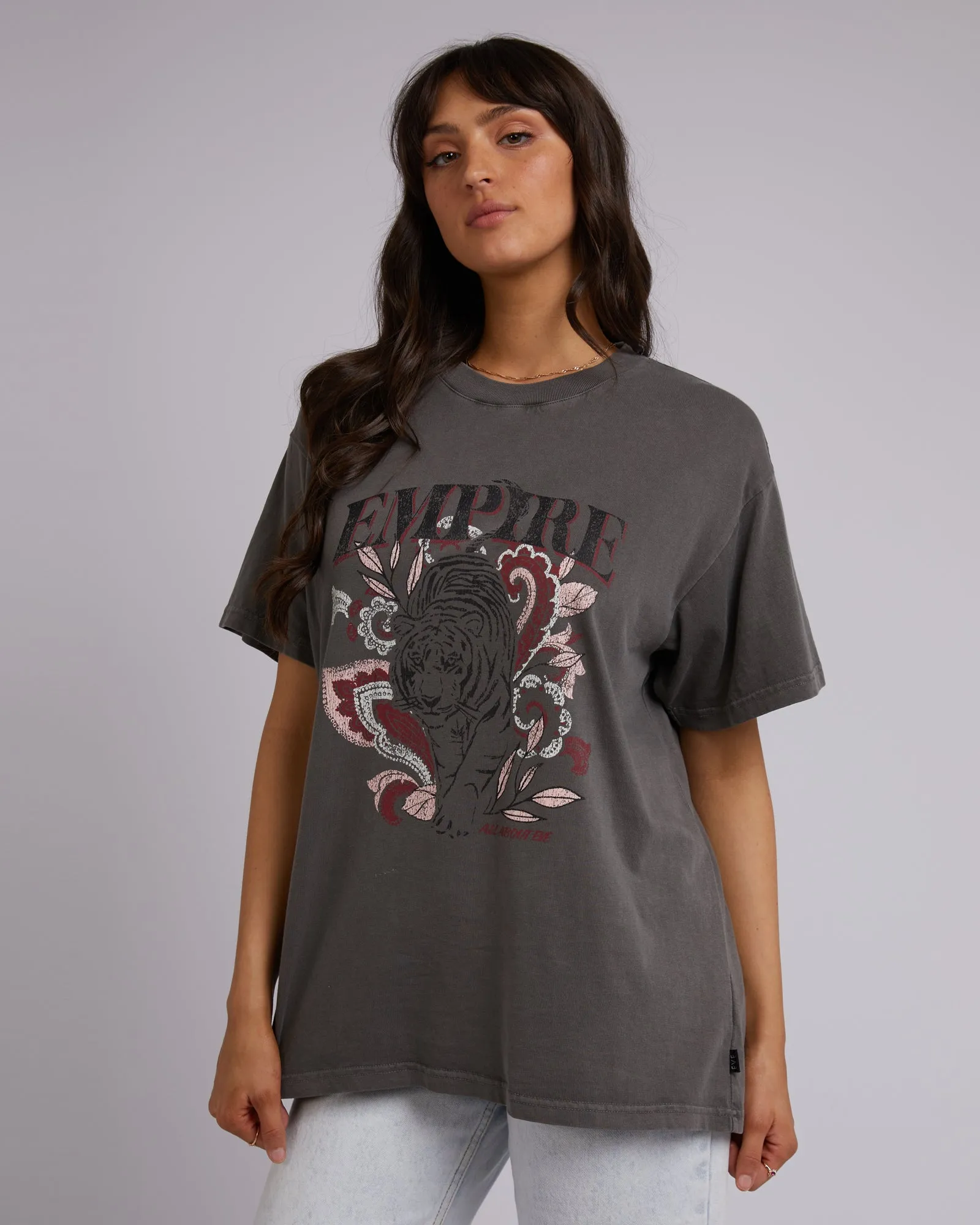 Empire Oversized Tee Charcoal sold by All About Eve product image thumbnail 5