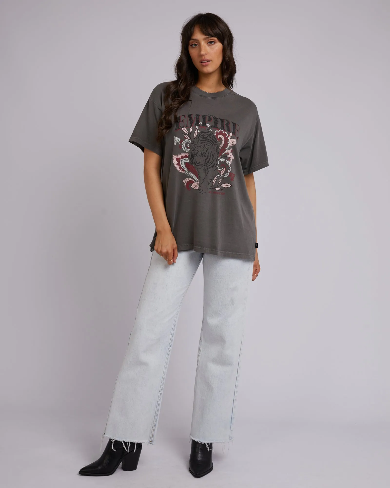 Empire Oversized Tee Charcoal sold by All About Eve product image thumbnail 3