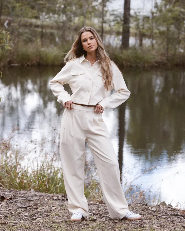 Gia Pant Vintage White sold by All About Eve