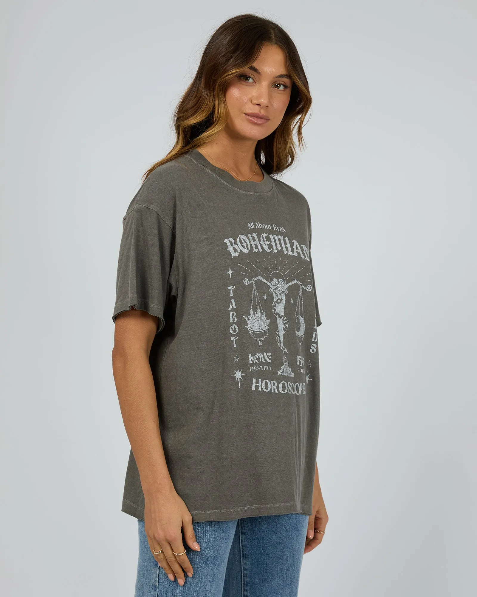 Bohemian Oversized Tee Charcoal sold by All About Eve product image thumbnail 5