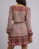 Elle Floral Mini Dress Print sold by All About Eve