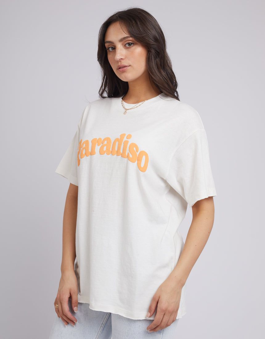 Paradiso Vibes Tee Vintage White sold by All About Eve product image thumbnail 4
