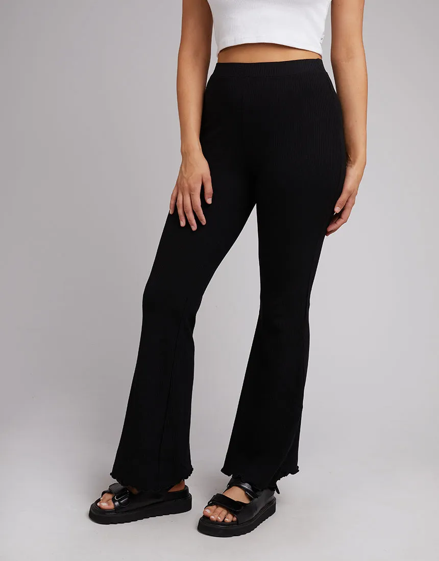 Aae Rib Flare Pants Black sold by All About Eve product image thumbnail 4