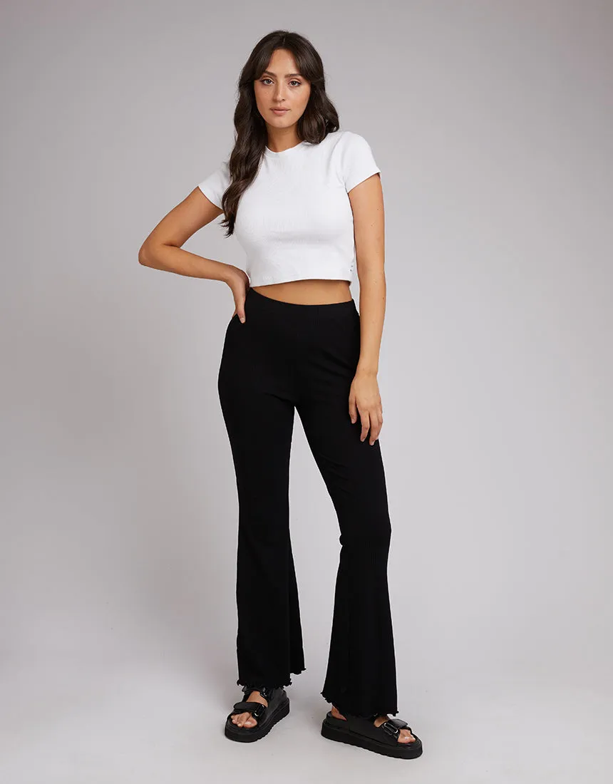 Aae Rib Flare Pants Black sold by All About Eve product image thumbnail 2