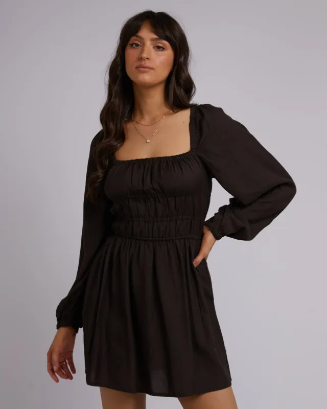Gracie Mini Dress Black sold by All About Eve