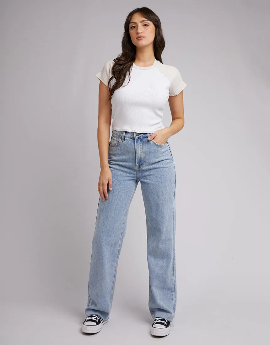 Eve Ringer Rib Tee Oat sold by All About Eve product image thumbnail 2