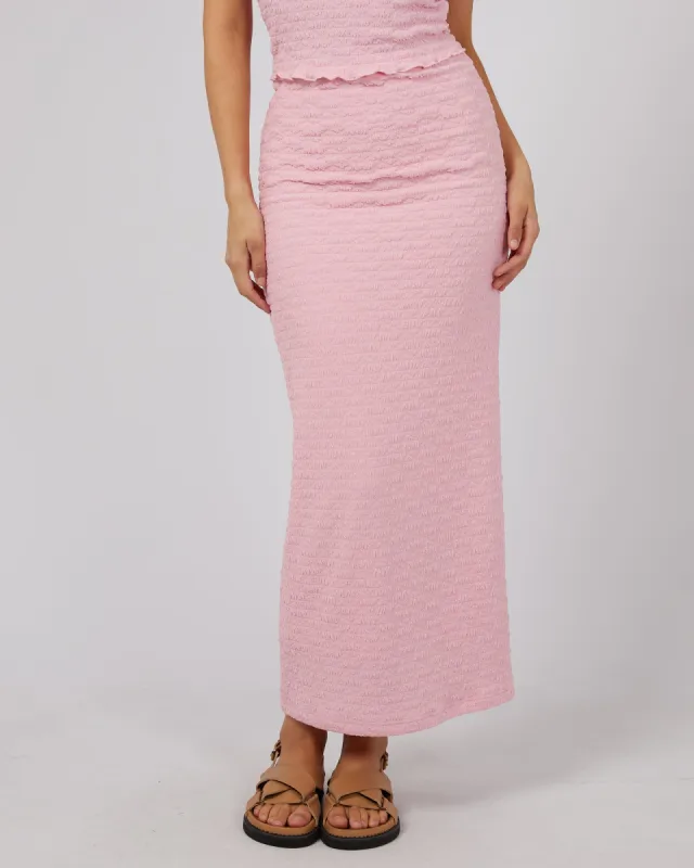 Sophie Maxi Skirt Pink sold by All About Eve