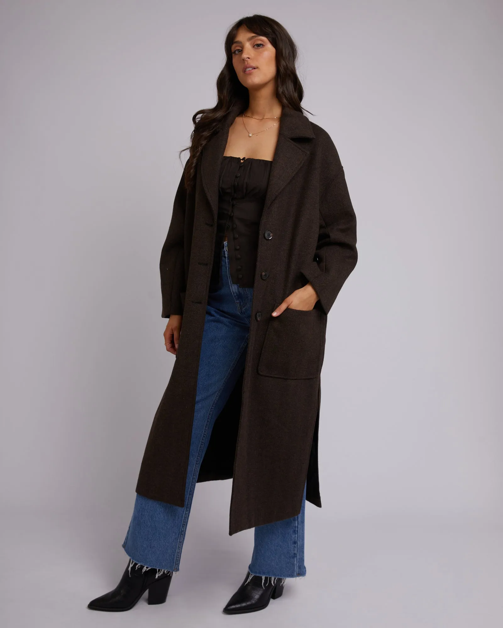 Manhattan Coat Brown sold by All About Eve product image thumbnail 4