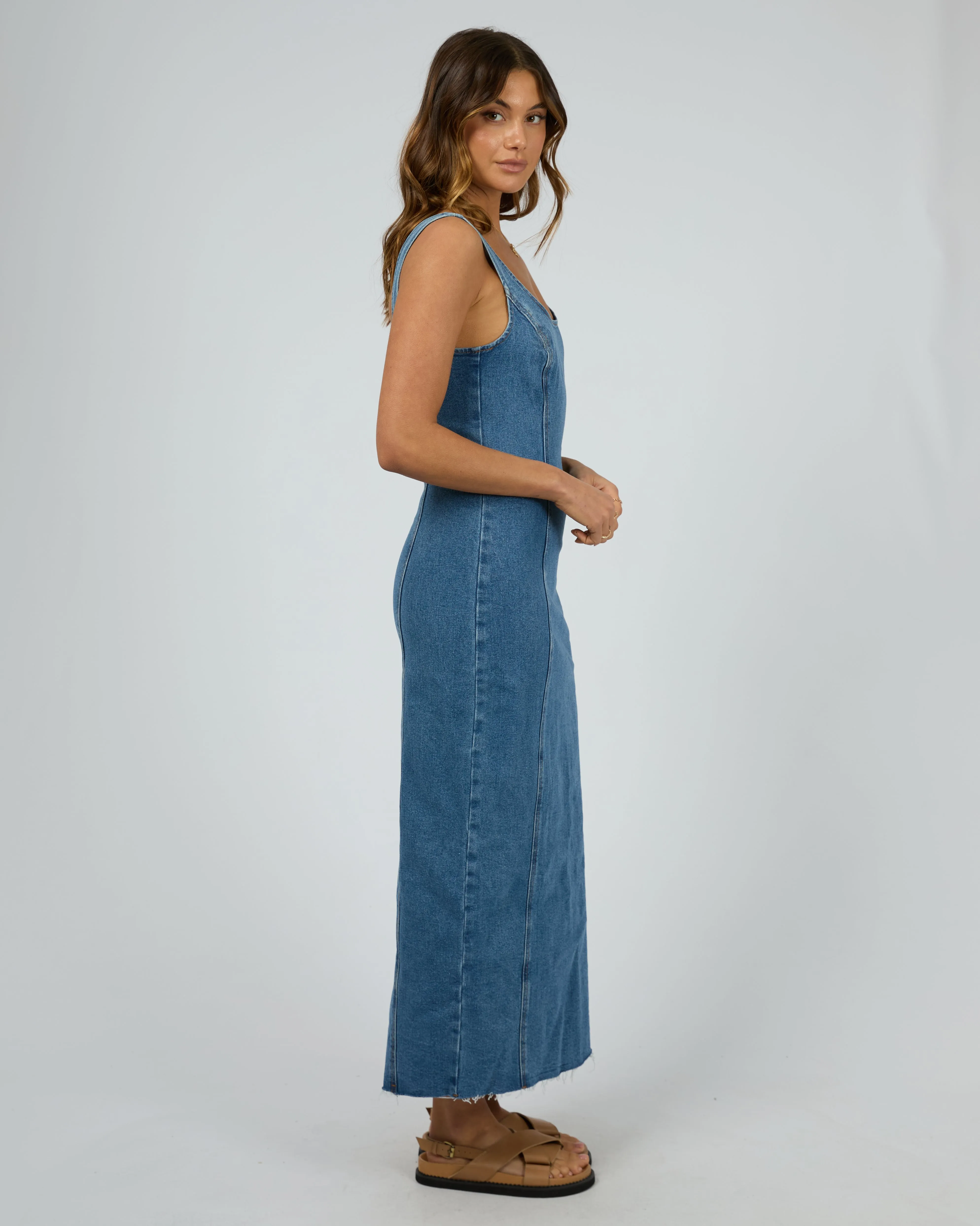 Alexandra Midi Dress Heritage Blue sold by All About Eve product image thumbnail 5