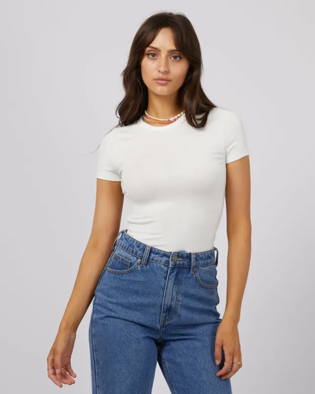 Eve Everyday Tee Vintage White sold by All About Eve