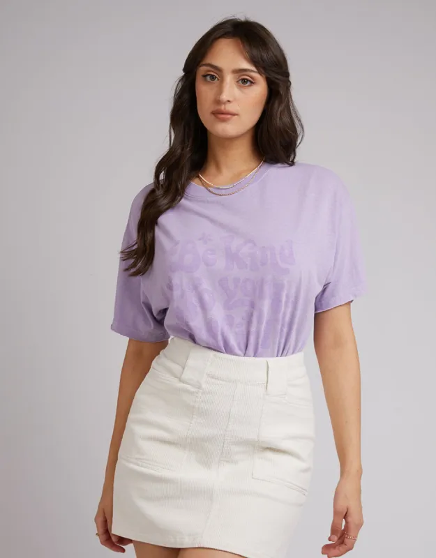 Kind Mind Tee Lilac sold by All About Eve