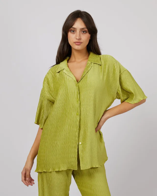 Maxinne Shirt Green sold by All About Eve