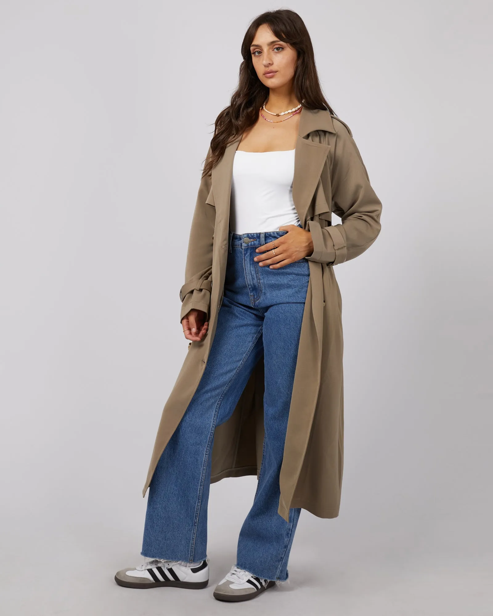 Eve Staple Trench Coat Tan sold by All About Eve product image thumbnail 4